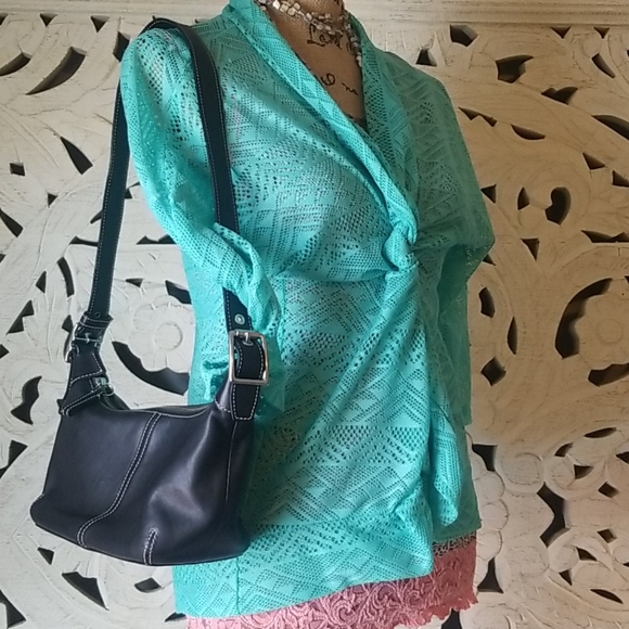 Coach Leather Black Hobo Purse - Picture 3 of 14